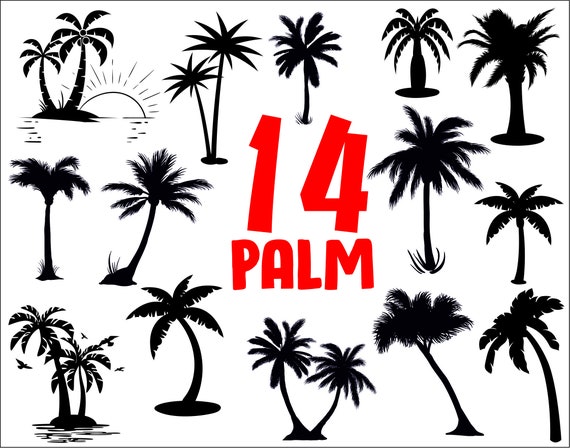 Download Palm Svgpalm Tree Svgpalm Tree Clipartpalm Treepalm Etsy