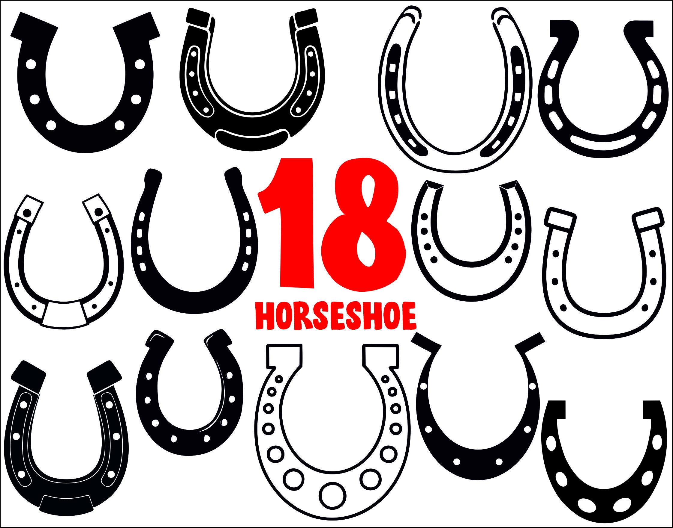Lucky Horseshoe Clip Art