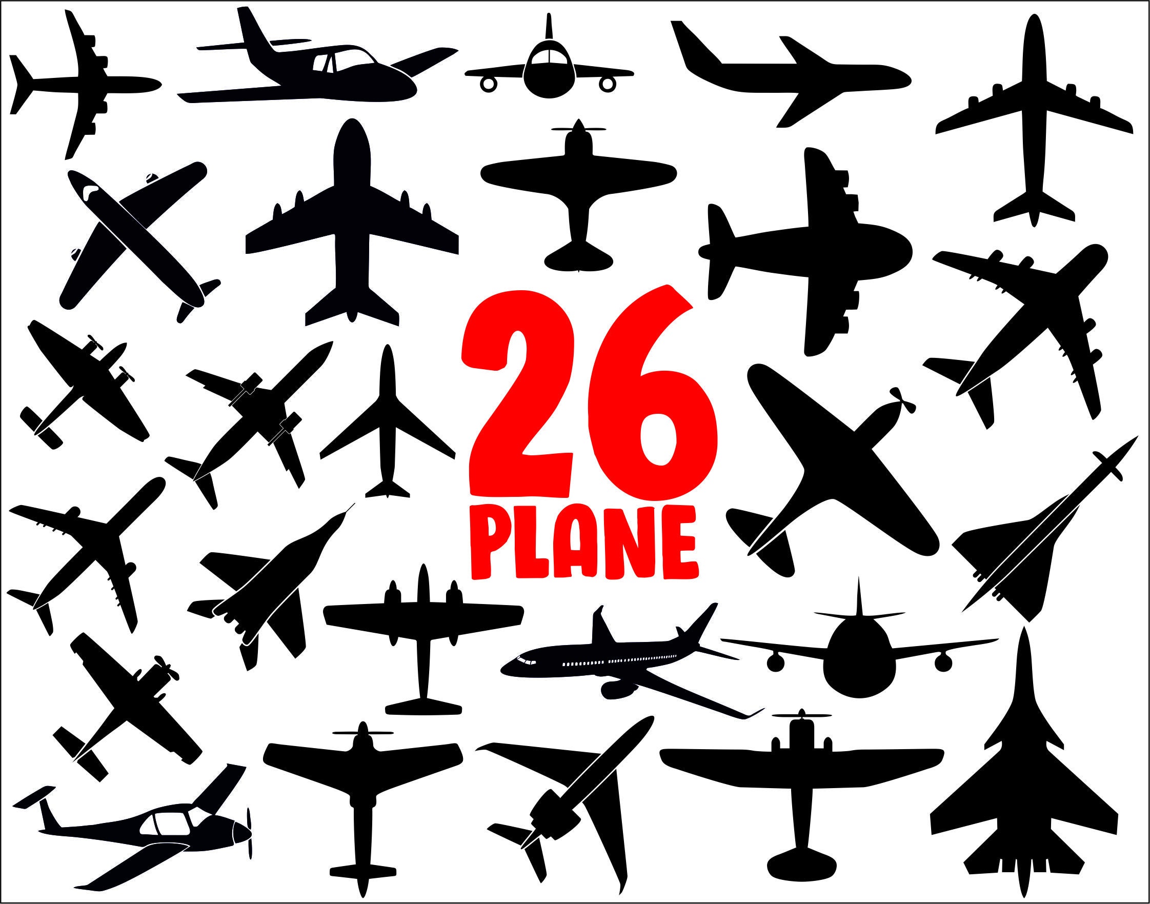 Download Plane Svg Airplane Svgplane Clipartairplanes Svgplanes Etsy