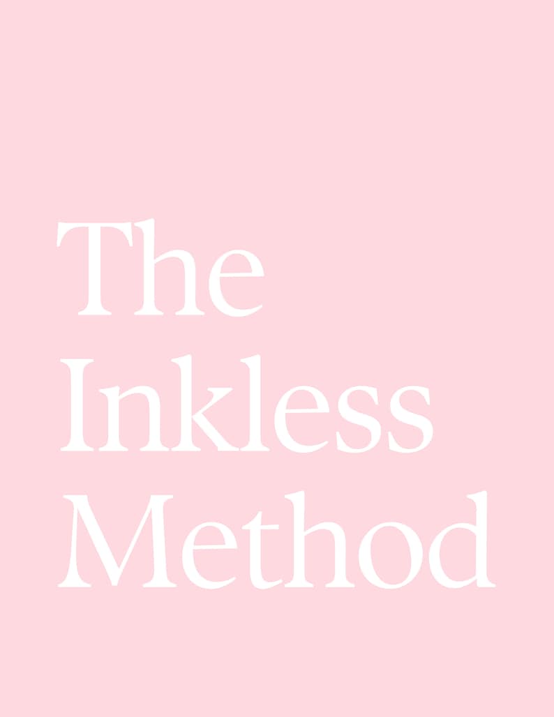 The Inkless Method Training Manual image 1
