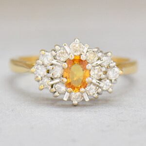 18ct Yellow Gold Yellow Sapphire & Diamond Ring (1.15cts)
