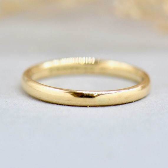 Vintage 1949 H. Samuel Hallmarked 9ct Yellow Gold Wedding Band Etsy