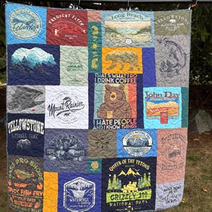 デポジット - カスタムTシャツキルト - 自分だけの冒険を選ぼう -