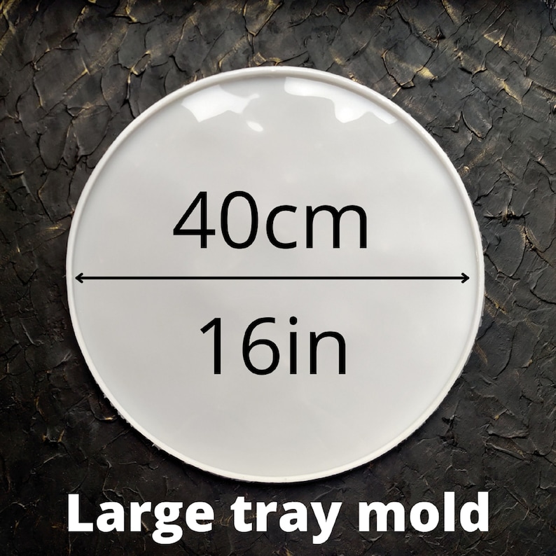 Large Tray Mold for Epoxy Resin Round Tray Mold Geode Tray Etsy