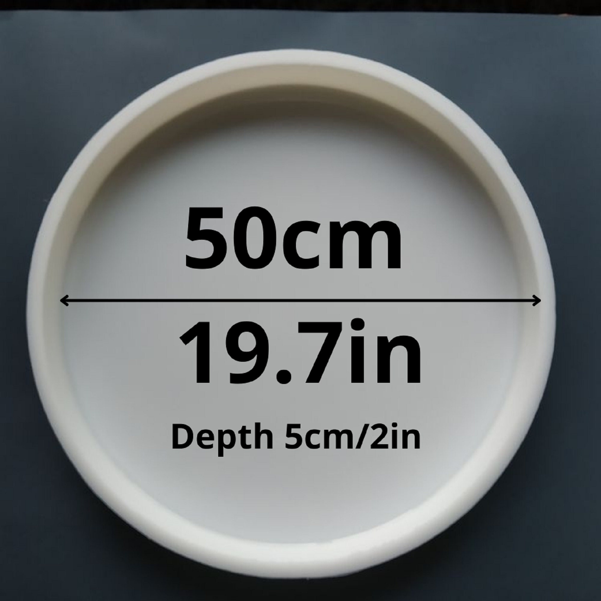 Large Round Table Mold for Epoxy Resin Deep Silicone Mold Etsy Australia