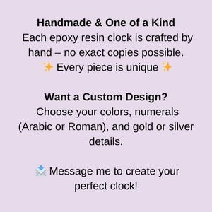 Amethyst Wall Clock, Geode Wall Clock, Living Room Decor image 14