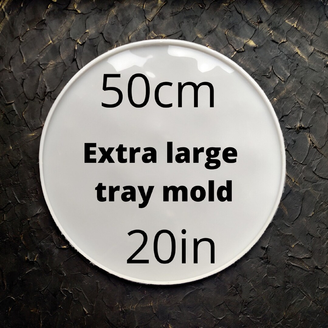 Extra Large Tray Mold for Resin, 20 Inch Tray Mold, Round Tray Mold, Geode Tray  Mold, Table Resin Mold 
