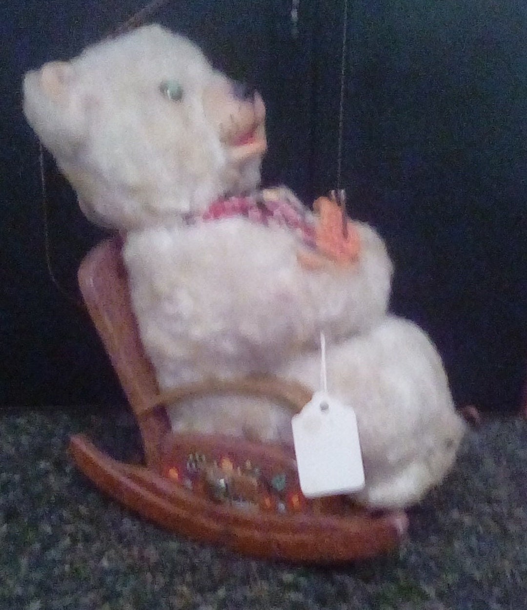 1950 Battery Operated Mechanical Toy Knitting Grandma Etsy