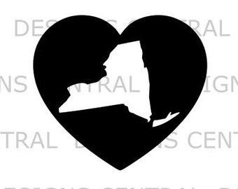 I Love Ny Svg Etsy
