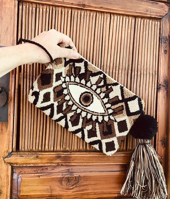 Eye Clutch Wayuu Bag Clutch Evil Eye Clutch Sobre Wayuu Summer Clutch Bohemian Clutch Turkish Eye Boho Clutch. Etsy UK