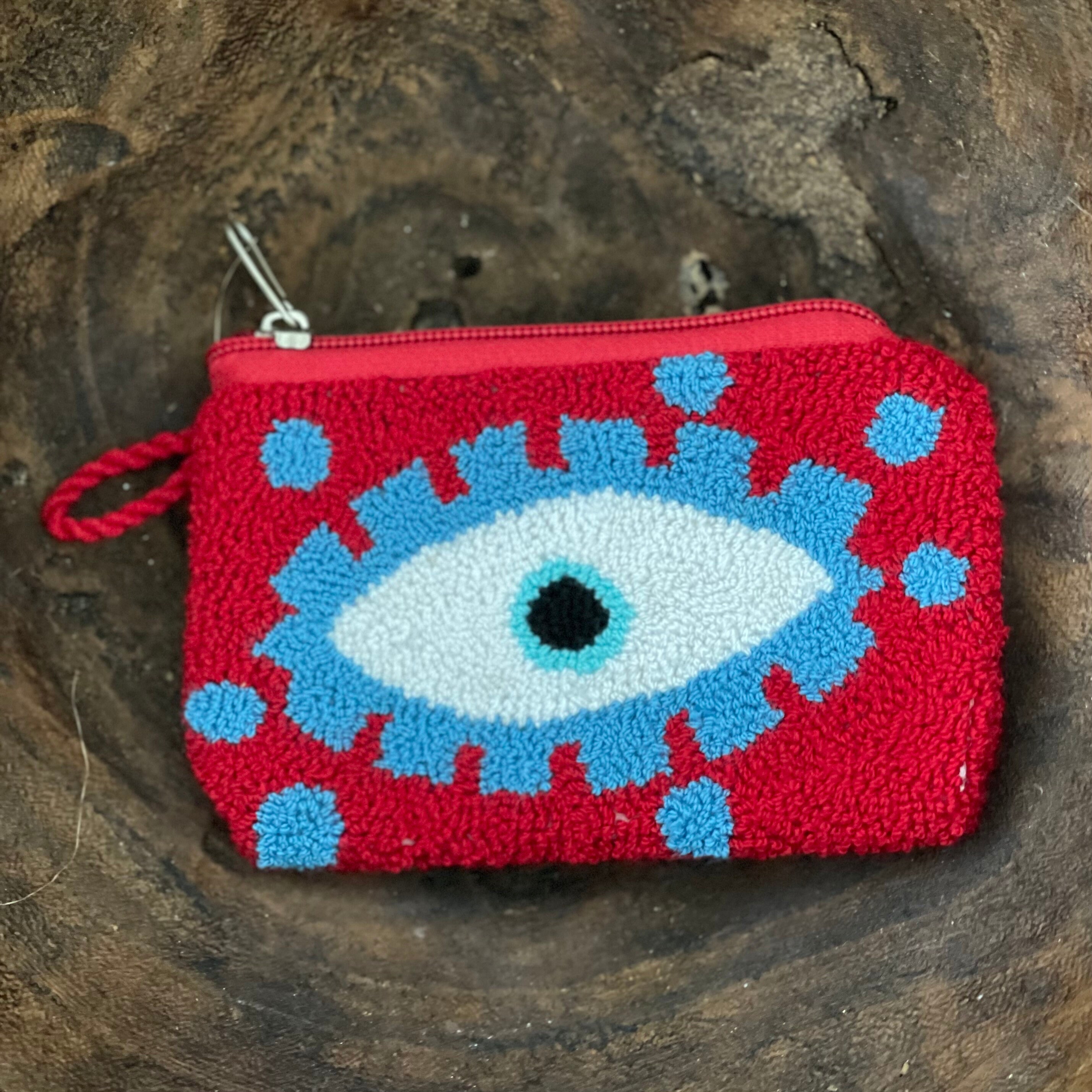 Handmade Evil Eye Coin Purse: Wayuu Tribe Zipper Pouch - Etsy