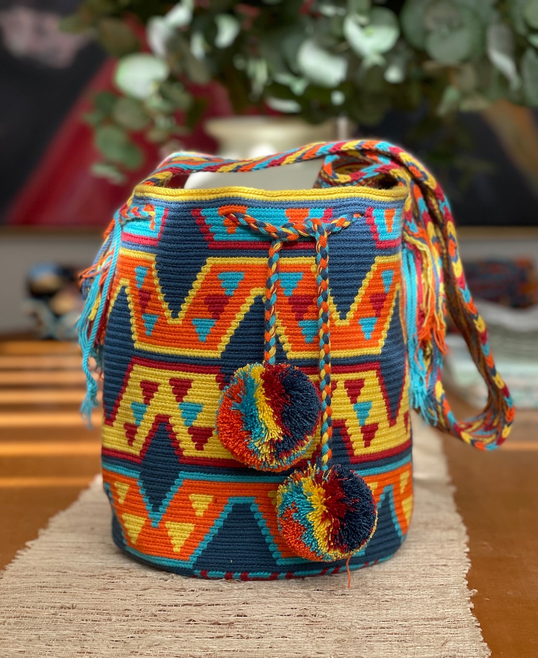 Wayuu Bag Mochila Pattern In English Mochila Wayuu Bag From