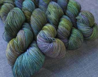 MOON GARDEN, Extrafine superwash merino, 100g, 463 yds, 4-ply - Hand-Dyed