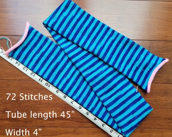 Add-On Service - Cranked Sock Tubes (60 or 72 stitches) - Knit All The Things!