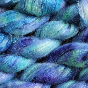 TRANQUIL SEASCAPE, Kid Silk Select Laceweight , 50g, 459 yds, 1-ply - Hand-Dyed