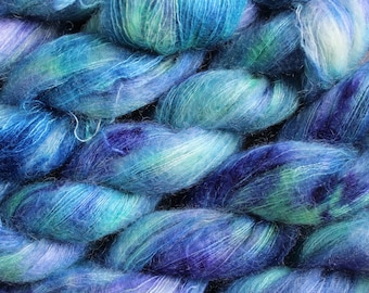 TRANQUIL SEASCAPE, Kid Silk Select Laceweight , 50g, 459 yds, 1-ply - Hand-Dyed