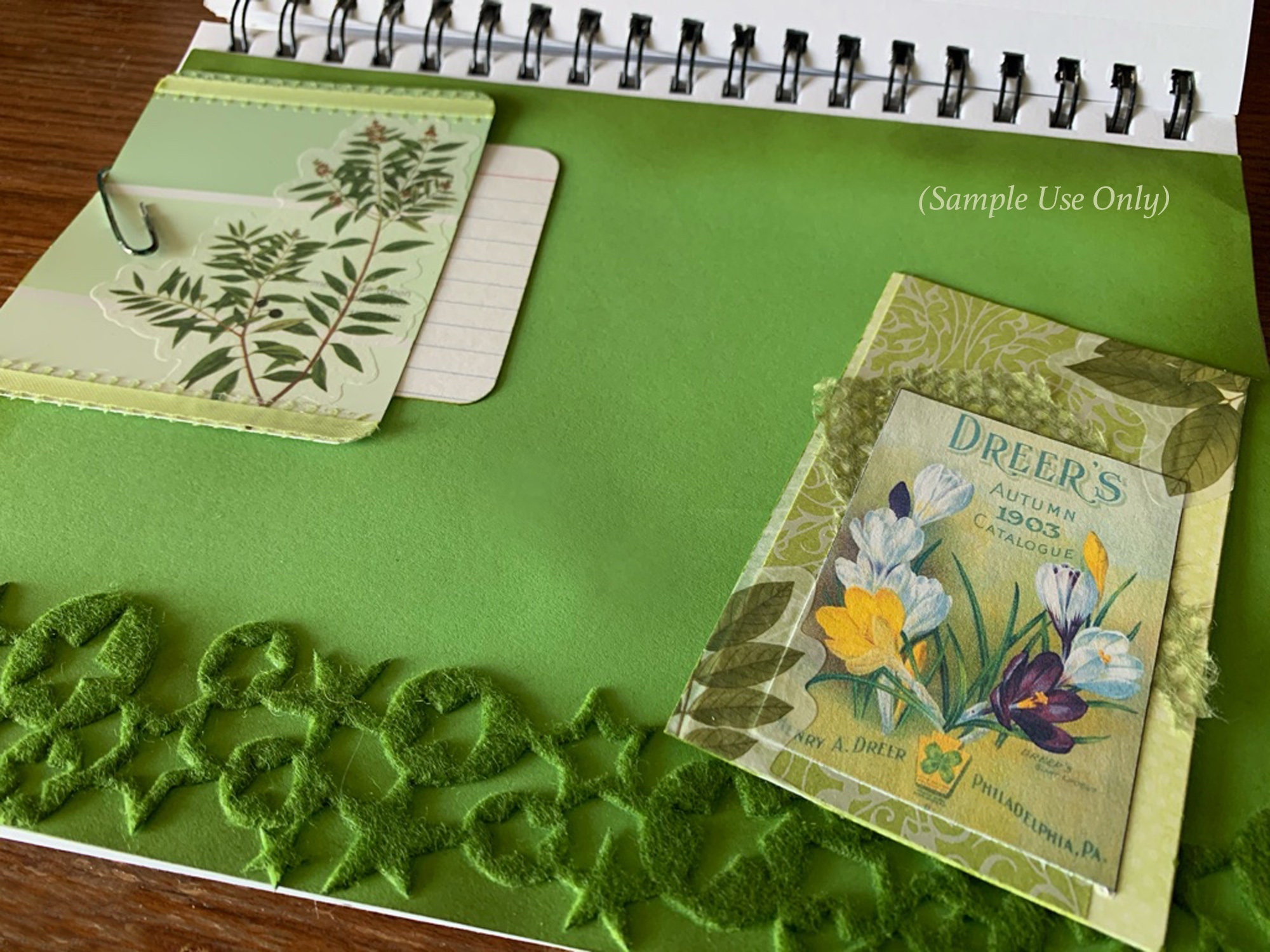 Junk Journal Embellishments Garden Ephemera Clusters - Etsy