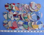 Crazy Patchwork Hearts1950s Fabrics Q-44