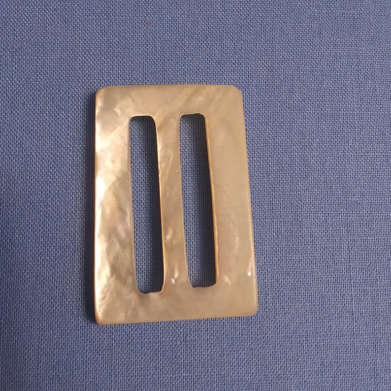 3 Mother of Pearl Buckles New B-141