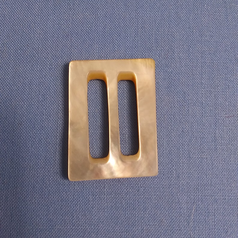 3 Mother of Pearl Buckles New B-141