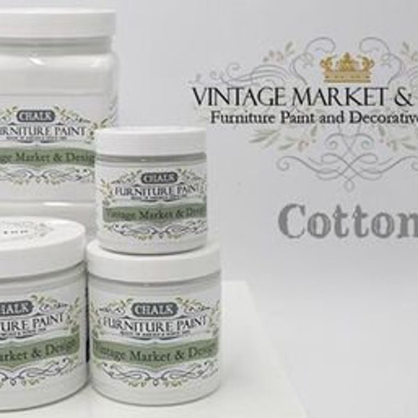 Cotton - Whitest of Whites | No yellow or pink undertones| by Vintage Market Paint™ & Finishes