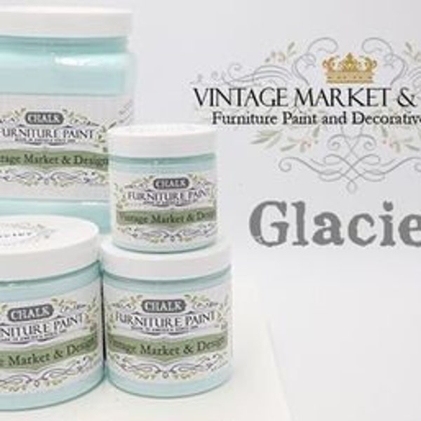 Glacier Soft Pastel Minty Green by Vintage Market Paint and Finishes