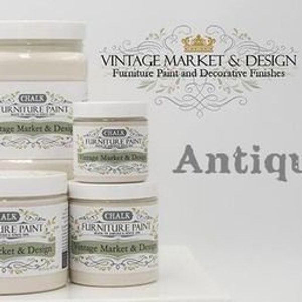 Antique Neutral Off White Vintage Market Paint and Finishes
