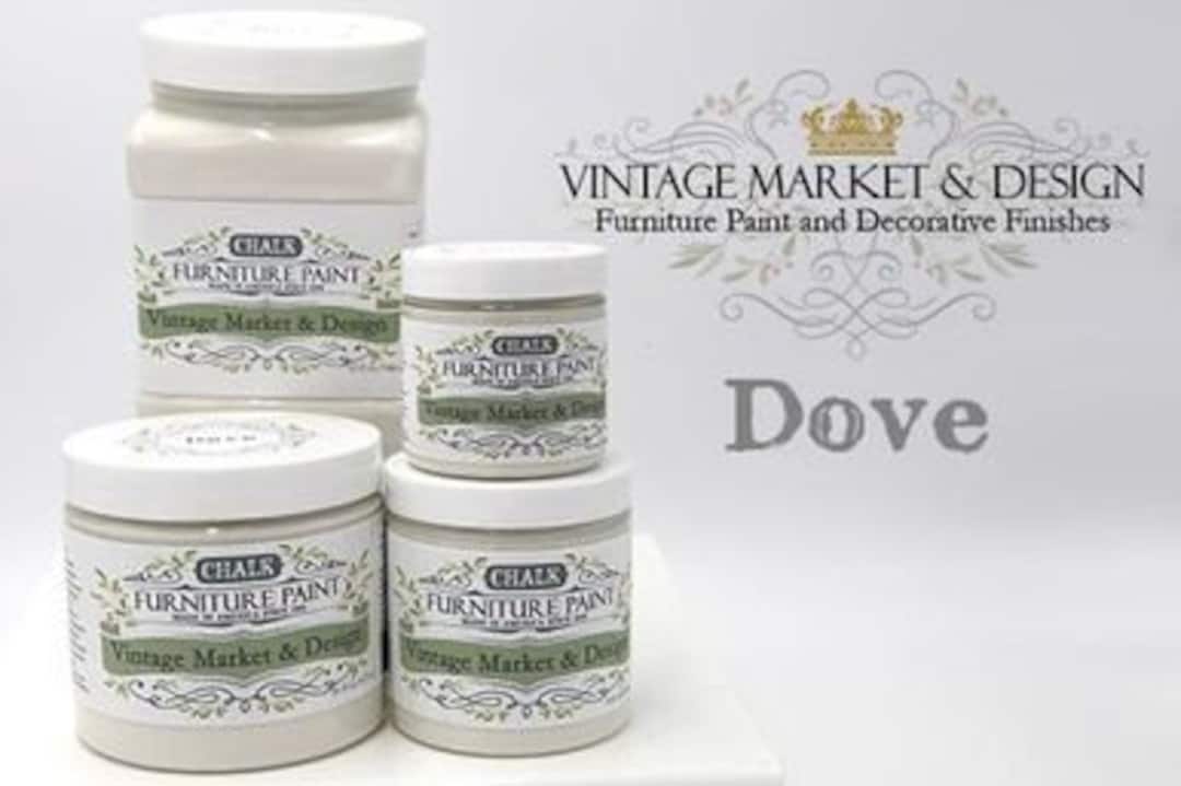 Dove Muted White With Pink and Grey Undertones by Vintage Market Paint™ & Finishes Etsy