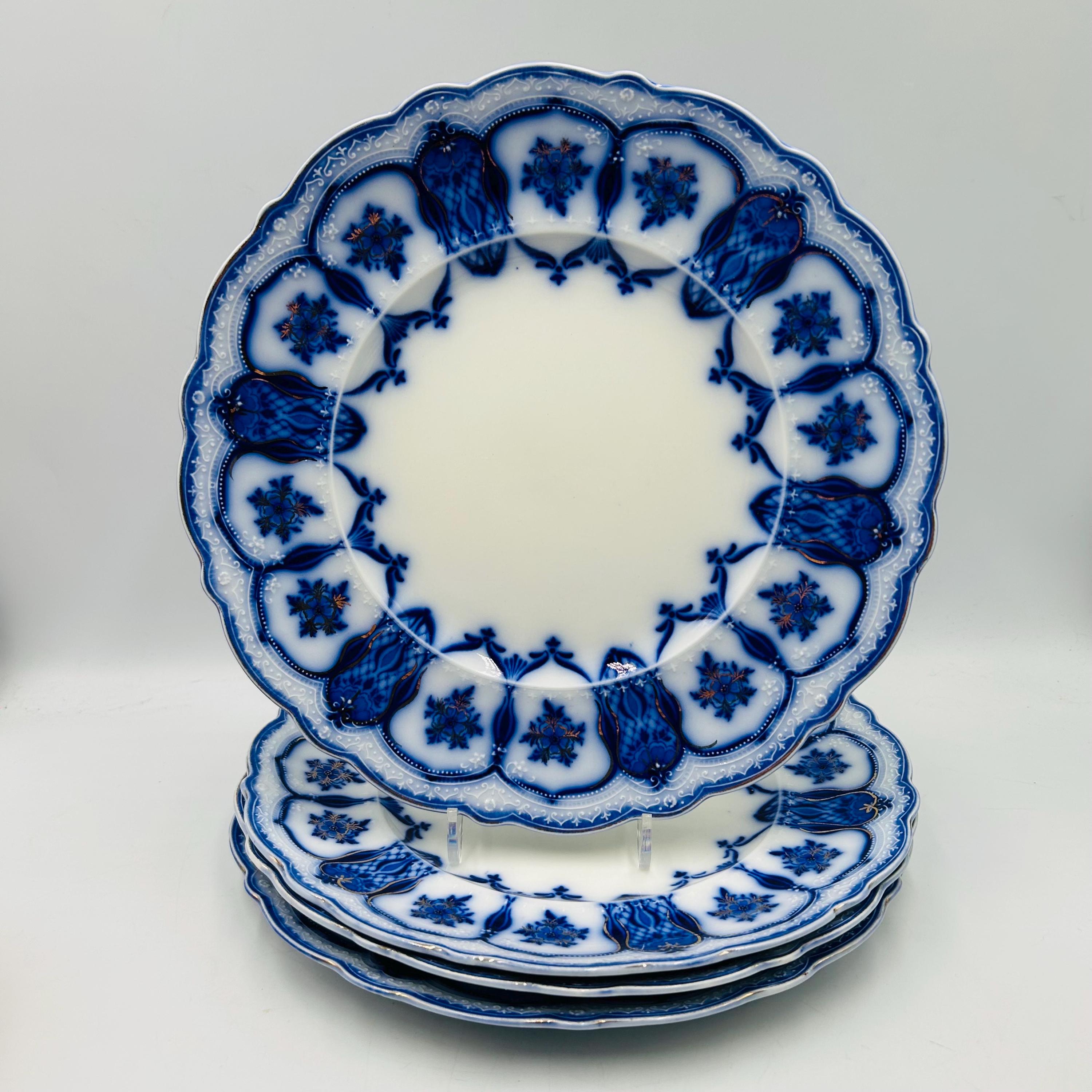 ジョンソンブラザーズ アンティークフロウブルー Florida プレート Johnson Brothers China Flow Blue - Etsy