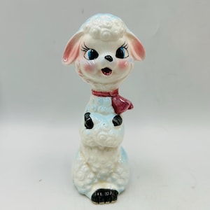 Vintage Kitschy Anthropomorphic Lamb figurine