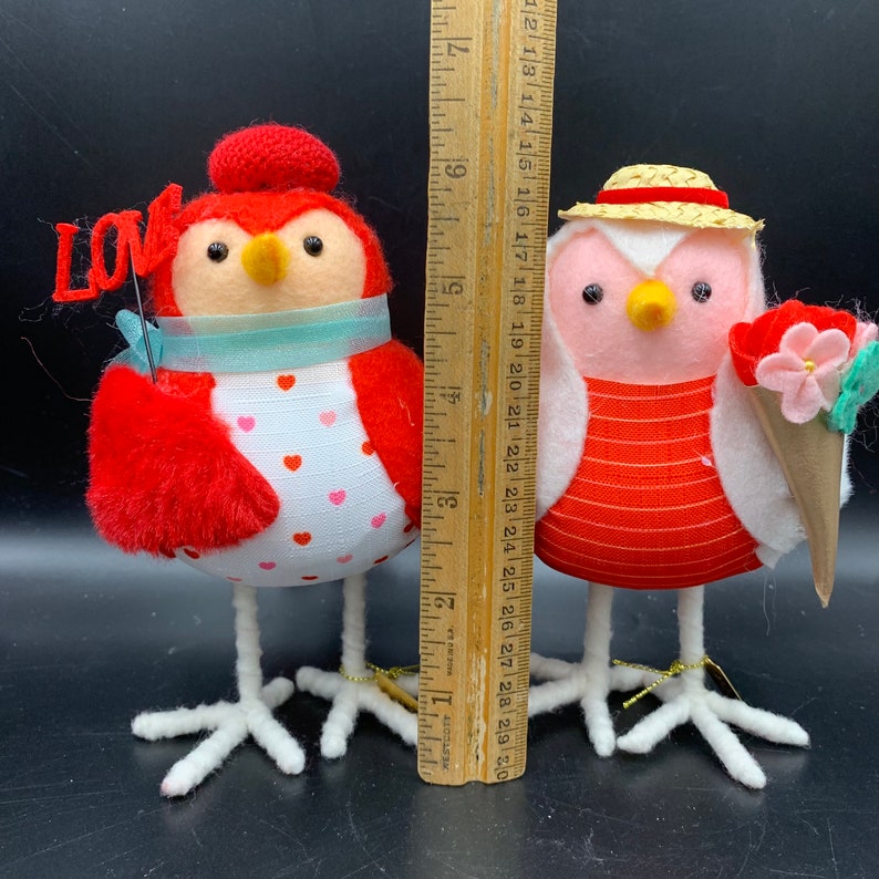 Target Valentines Kitsch Anthropomorphic Birds FREE SHIPPING Sold Individually Etsy