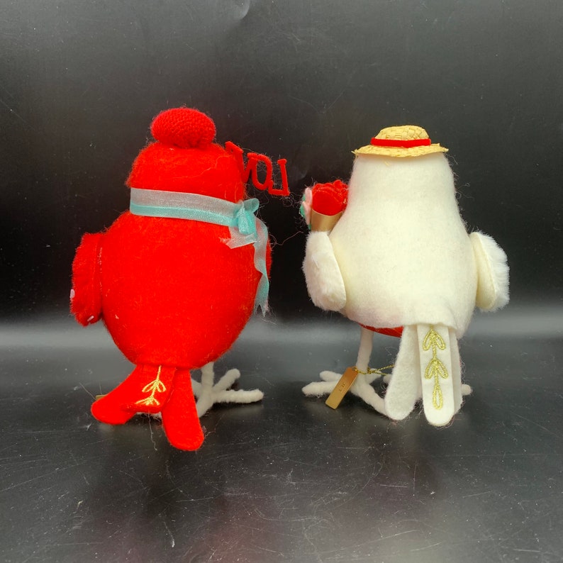 Target Valentines Kitsch Anthropomorphic Birds FREE SHIPPING Sold Individually Etsy