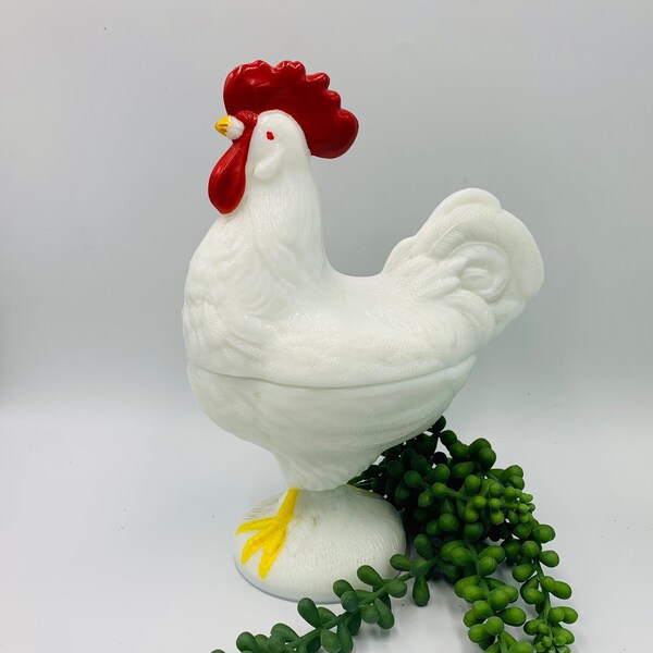 Rooster Candy Dish Etsy