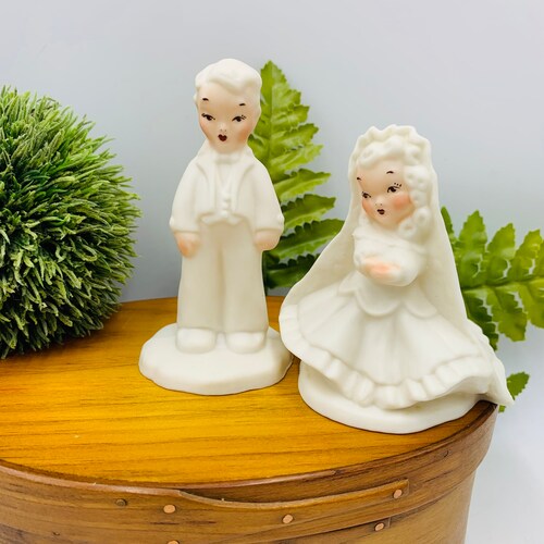 KP shops Doris Henry Bisque Bride and Groom Figurine mcm style FREE SHIPPING