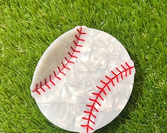 Pittsburgh Claw Clip – Baseball Hair Clip | Game Day Hair Accessory | Full Count Threads | Baseball Mama | Pittsburgh Gift | Baseball gift