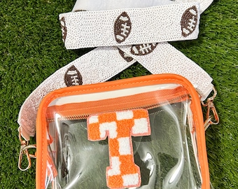 STADIUM BAG - clear purse - game day bag - game day purse - Limited Edition - Tennessee Purse - Vols bag - stadium approved bag - Volunteers