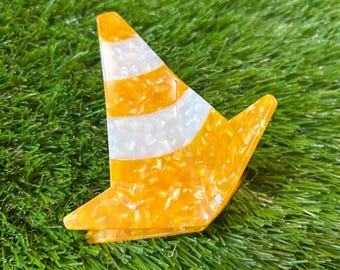 Pittsburgh Claw Clip – Cone Hair Clip | Game Day Hair Accessory | Full Count Threads | Pirates | Hoist the Cone | Pittsburgh Baseball