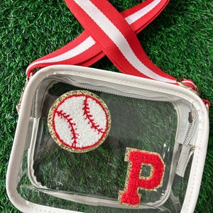 STADIUM BAG - clear purse - game day bag - game day purse - Phillies Purse - Philadelphia bag - stadium approved bag - Baseball bag