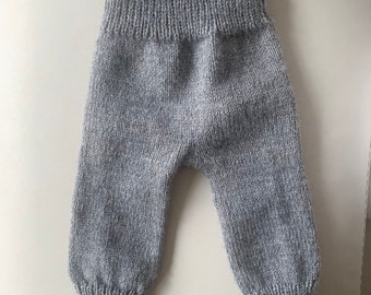 0-3 months knitted baby pants
