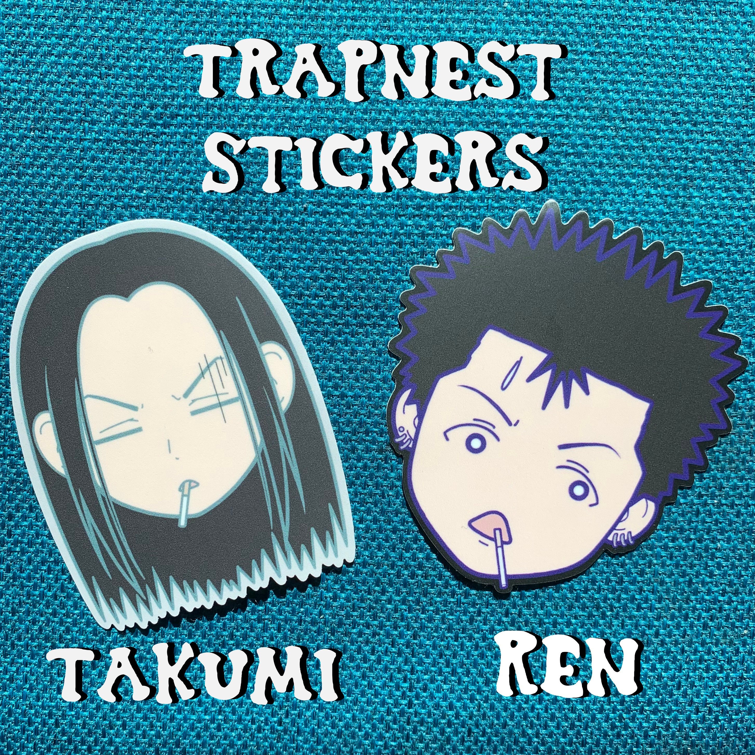 Nana Trapnest Vinyl Sticker Ren Honjo Takumi Ichinose Etsy