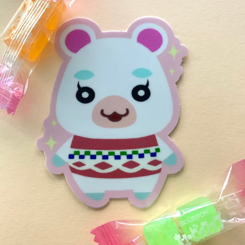 Animal Crossing Hamster and Cub Villager Vinyl Sticker : | Etsy