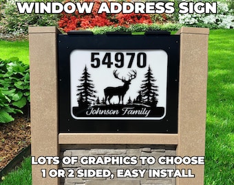 Letrero de dirección con energía solar, iluminación LED y base de piedra artificial, 81 cm de alto