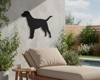 Dog or Cat Silhouette Yard or Wall Art - Rust-Resistant Outdoor Decor - Dog Park Images