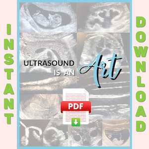 Digital Ultrasound Log Book, Sonography101, Ultrasound Student, Sonography Student, Sonography Student Gift, Ultrasound Student Gift