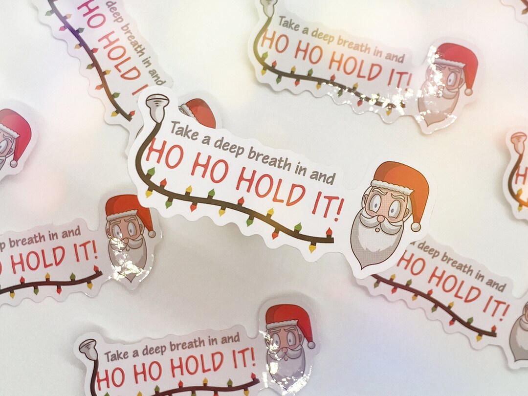 HO. HO. HO. Ultrasound Sticker 3x1.2, Sonography101, Sonographe