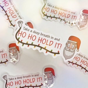 HO. HO. HO. Ultrasound Sticker 3x1.2, Sonography101, Sonographer, Ultrasound Technologist, Sonography Gift