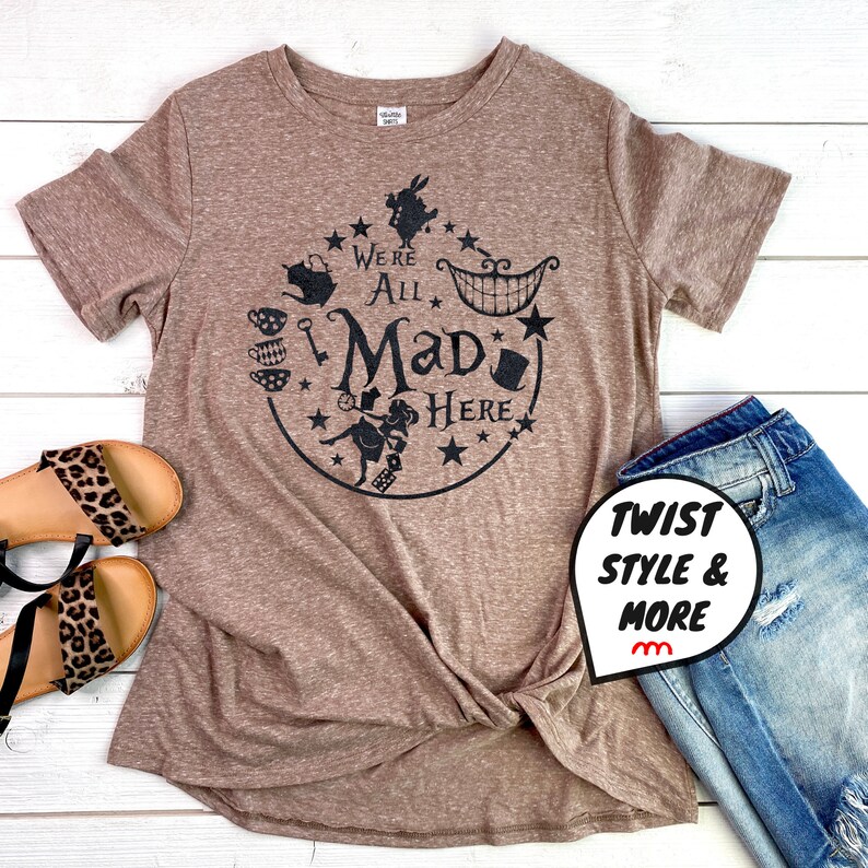 Alice in Wonderland Shirt Mad Hatter Shirt Tea Party Shirt - Etsy