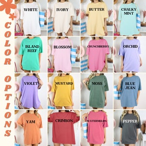 Mommy Mama Comfort Colors® Shirt - Smile Mind Your Own Motherhood Shirt - Mother's Day Retro Boho Front and Back Tee & Sweatshirt #340-PB image 6