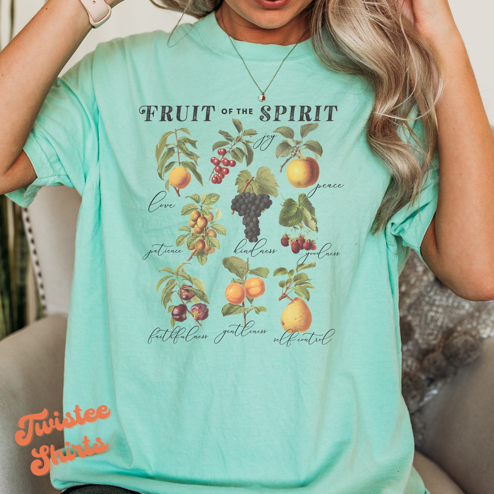 Christian Comfort Colors® Shirt - Fruit Of The Spirit Shirt - Women Christian Religious Tee & Sweatshirt #205