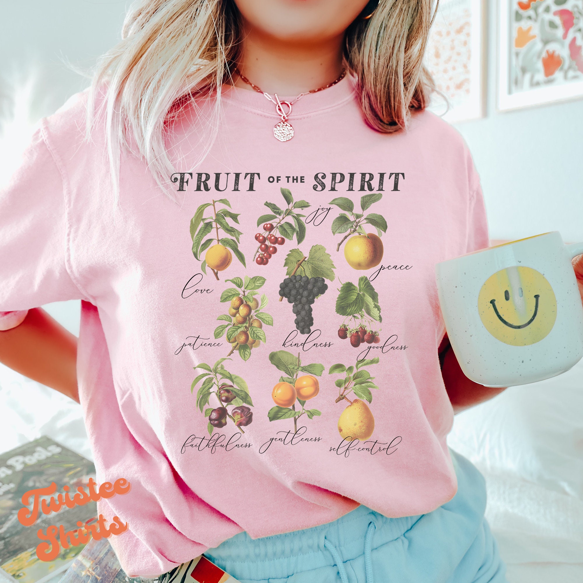 Christian Comfort Colors® Shirt - Fruit Of The Spirit Shirt - Women Christian Religious Tee & Sweatshirt #205